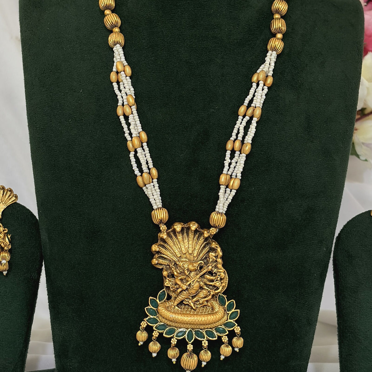 Long Temple Jewellery close-up detail
