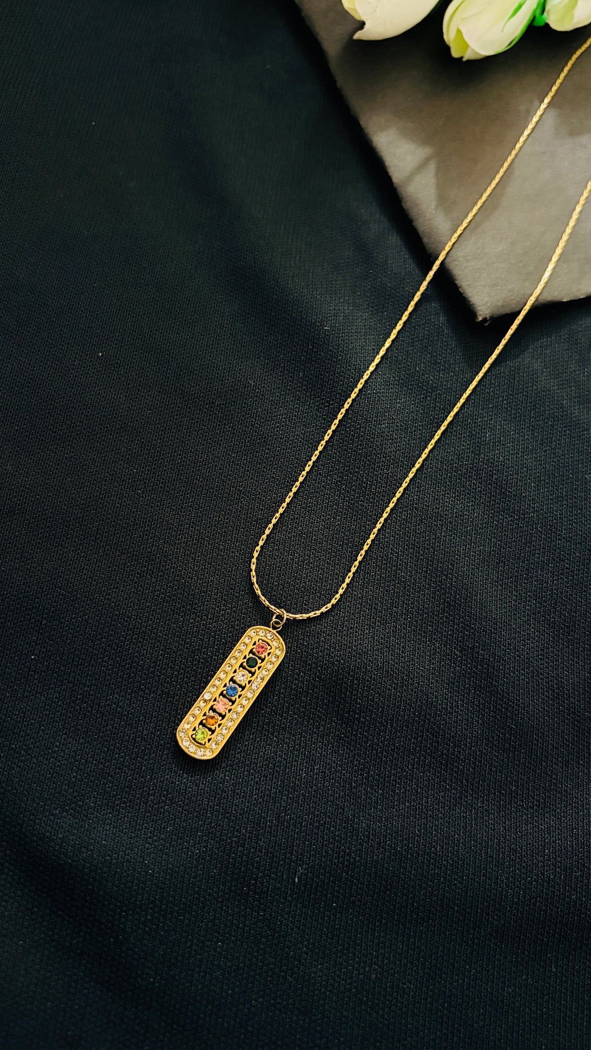 Multicoloured Antitarnish chain alternate view 1