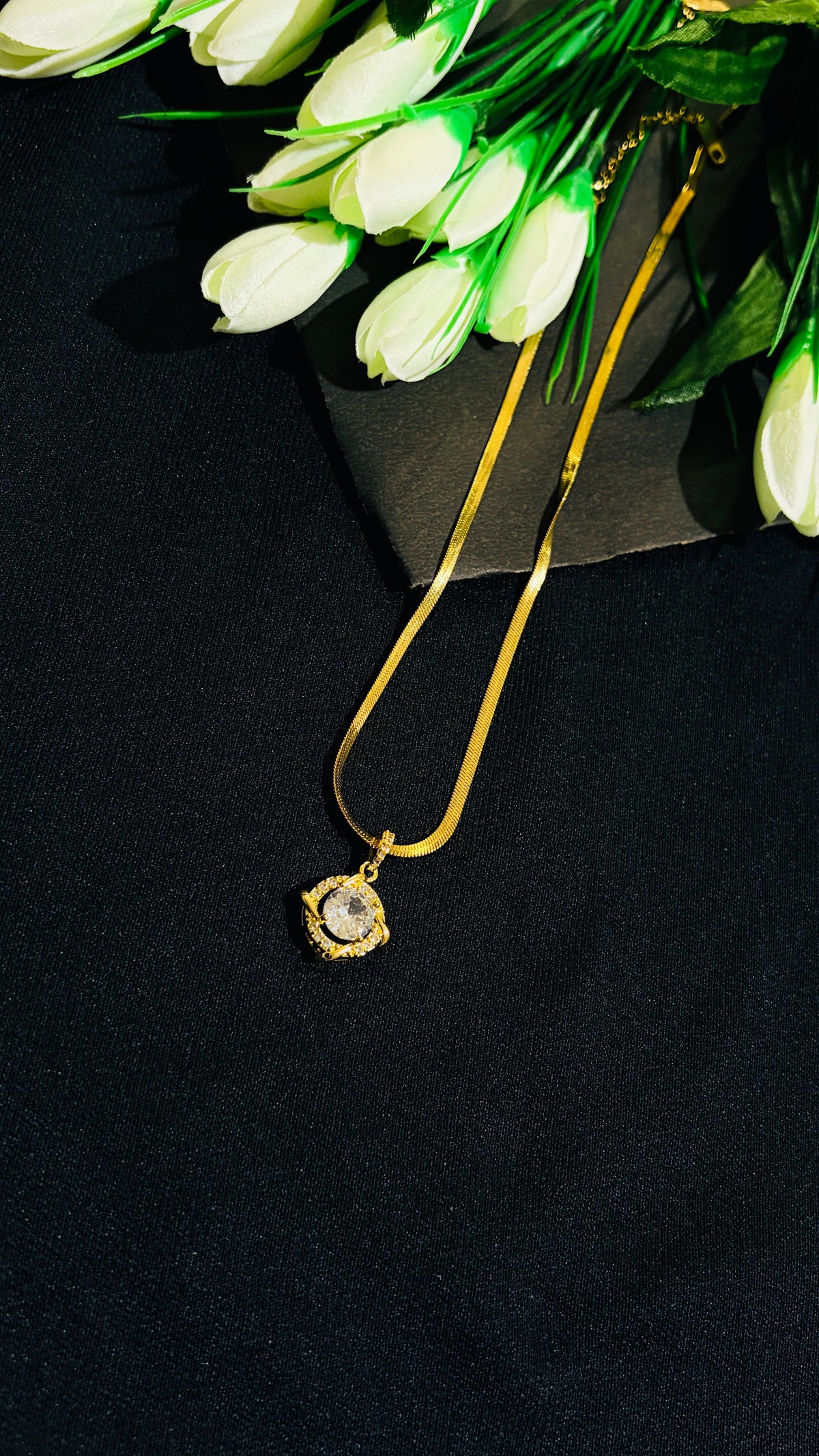 Solitaire Antitarnish chain alternate view 1