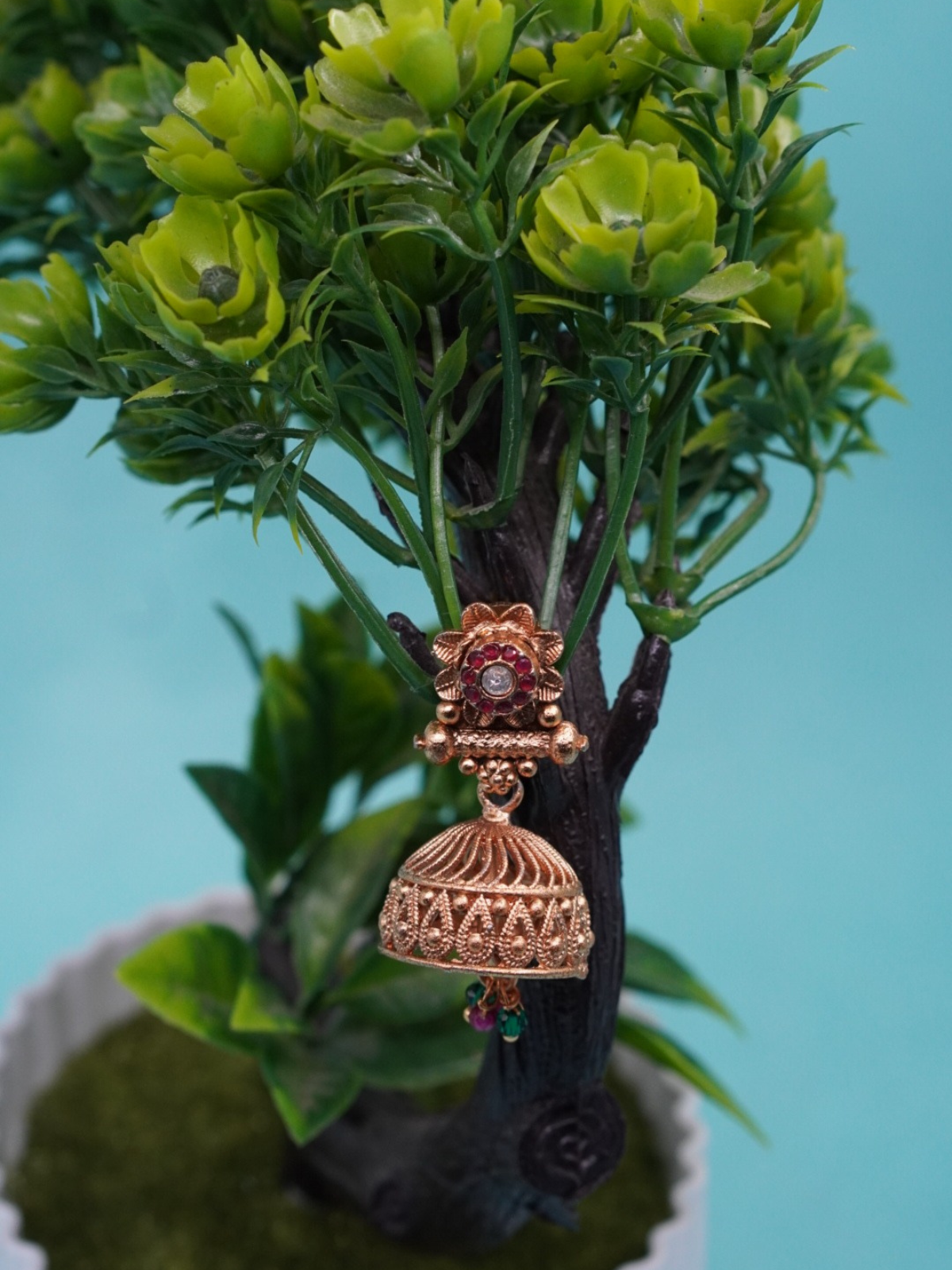 Beautiful Traditional antique Jhumka Earrings Made in Pure Copper