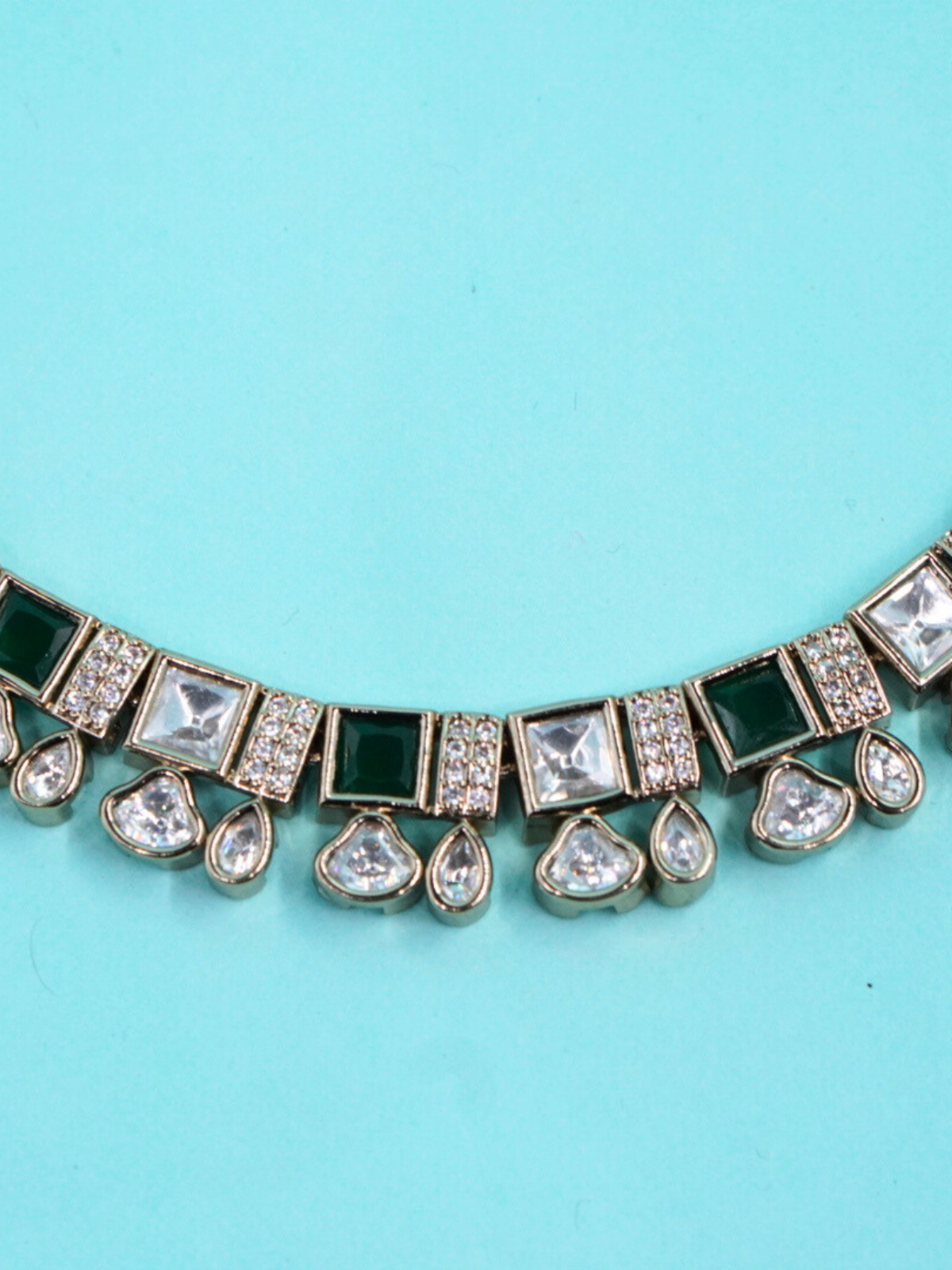 Moissanite choker necklace for weddings