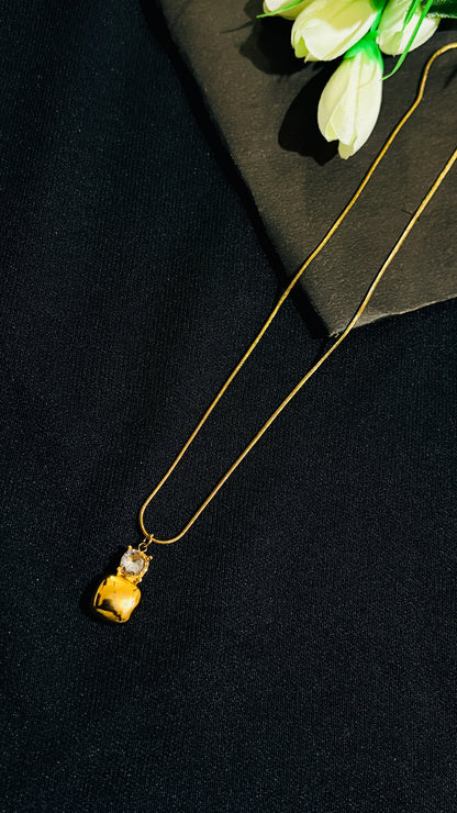 Solid solitaire Antitarnish chain