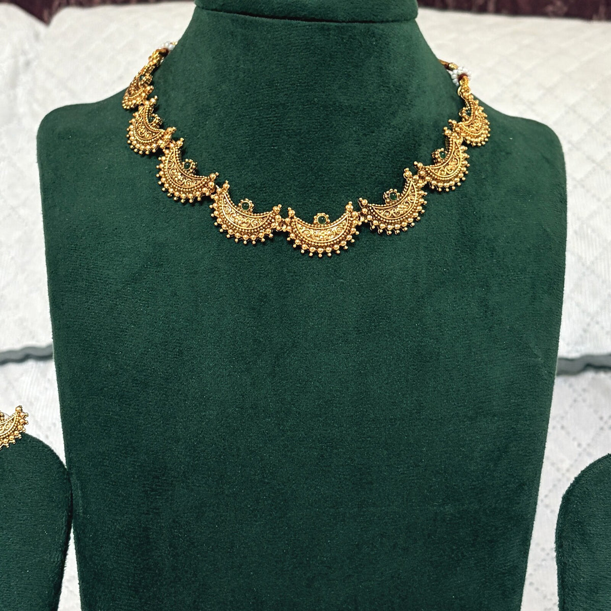 Maharashtrian Necklace close-up detail