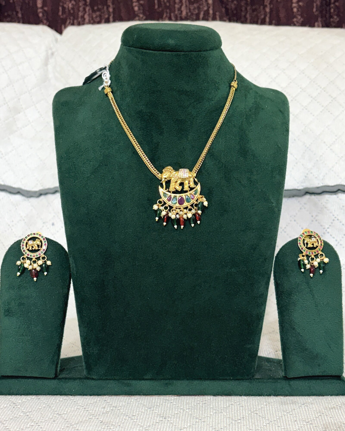 Elephant Necklace full product view