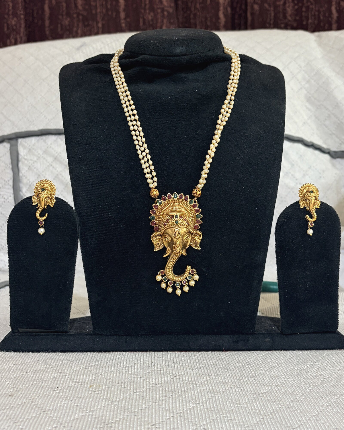 Ganpati Temple Jewellery full product view