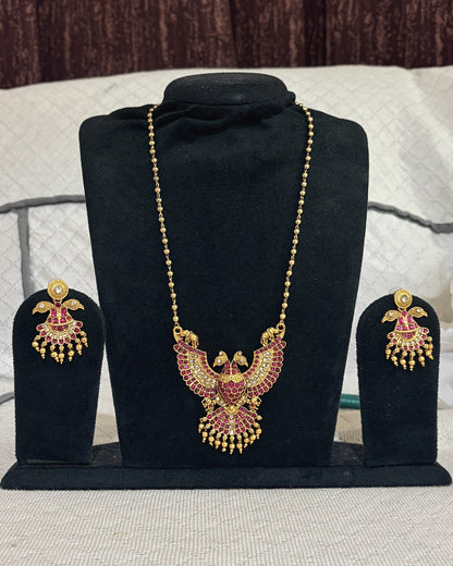 Copper Eagle Necklace full product view