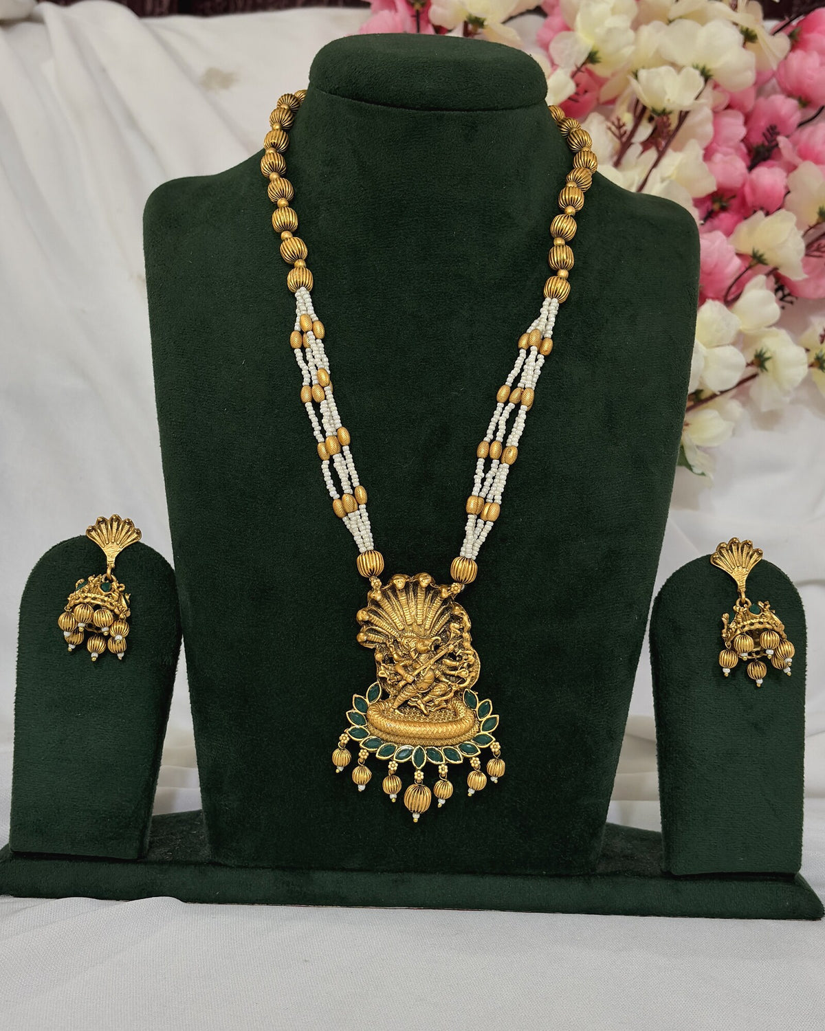 Long Temple Jewellery full product view