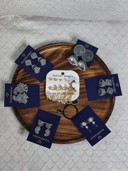Rakhi Earrings Gift Hamper for Sister