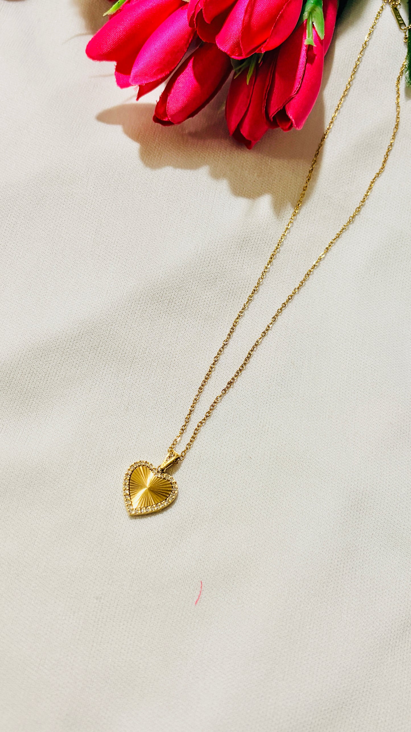 Heart Shaped Minimalist Antitarnish chain