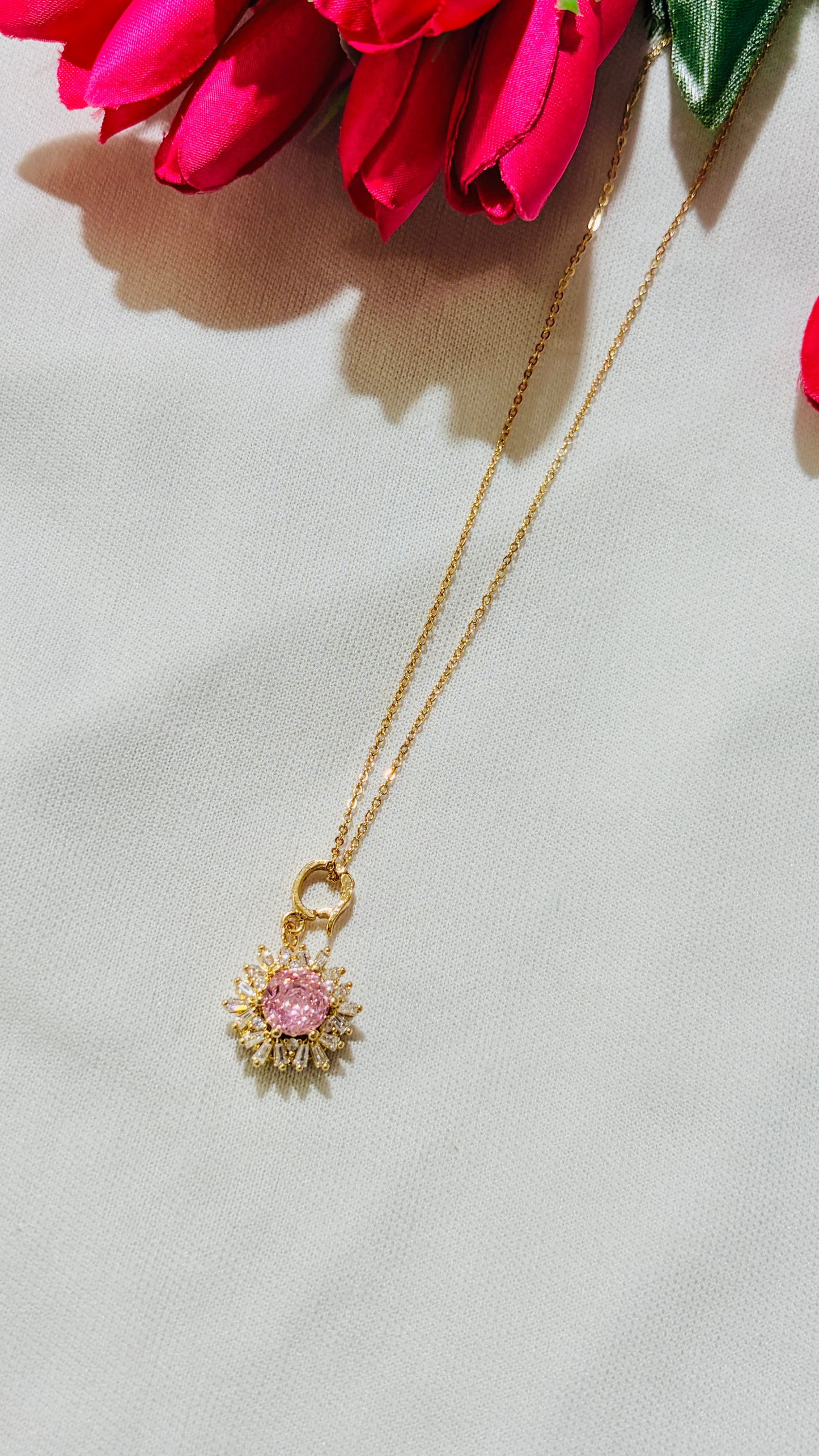 Star flower anti tarnish chain