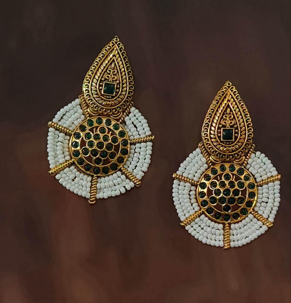 Buy any 3 at just ₹599 - Beautiful South Indian Temple Earrings Combo Pack