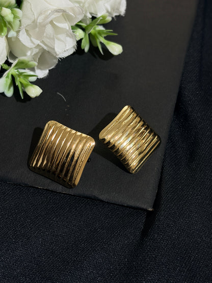 Square Shaped Anti Tarnish Earings