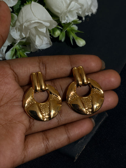 Knocker dangle drop Anti Tarnish earrings