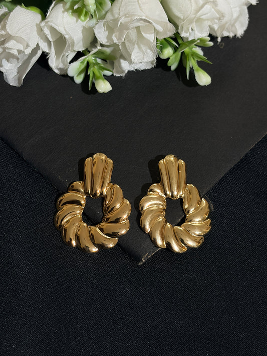 Coffee Knot Anti Tarnish Earrings