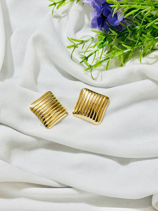 Square Shaped Anti Tarnish Earings