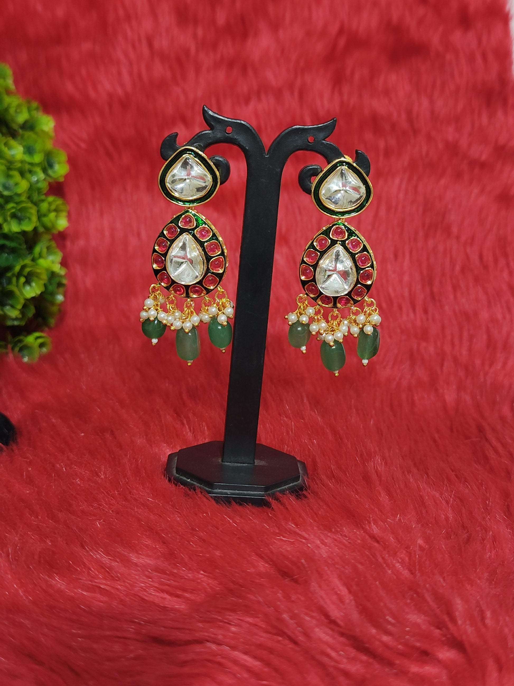 Bridal Kundan earrings