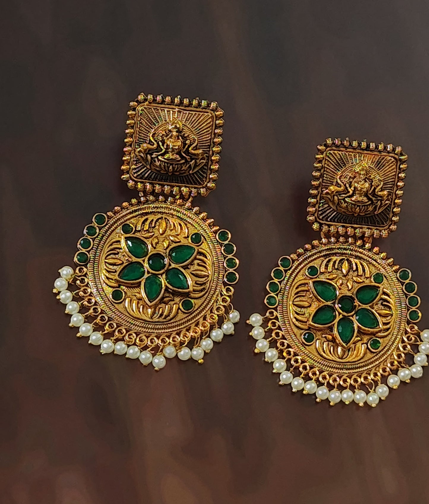 Buy any 3 at just ₹599 - Beautiful South Indian Temple Earrings Combo Pack