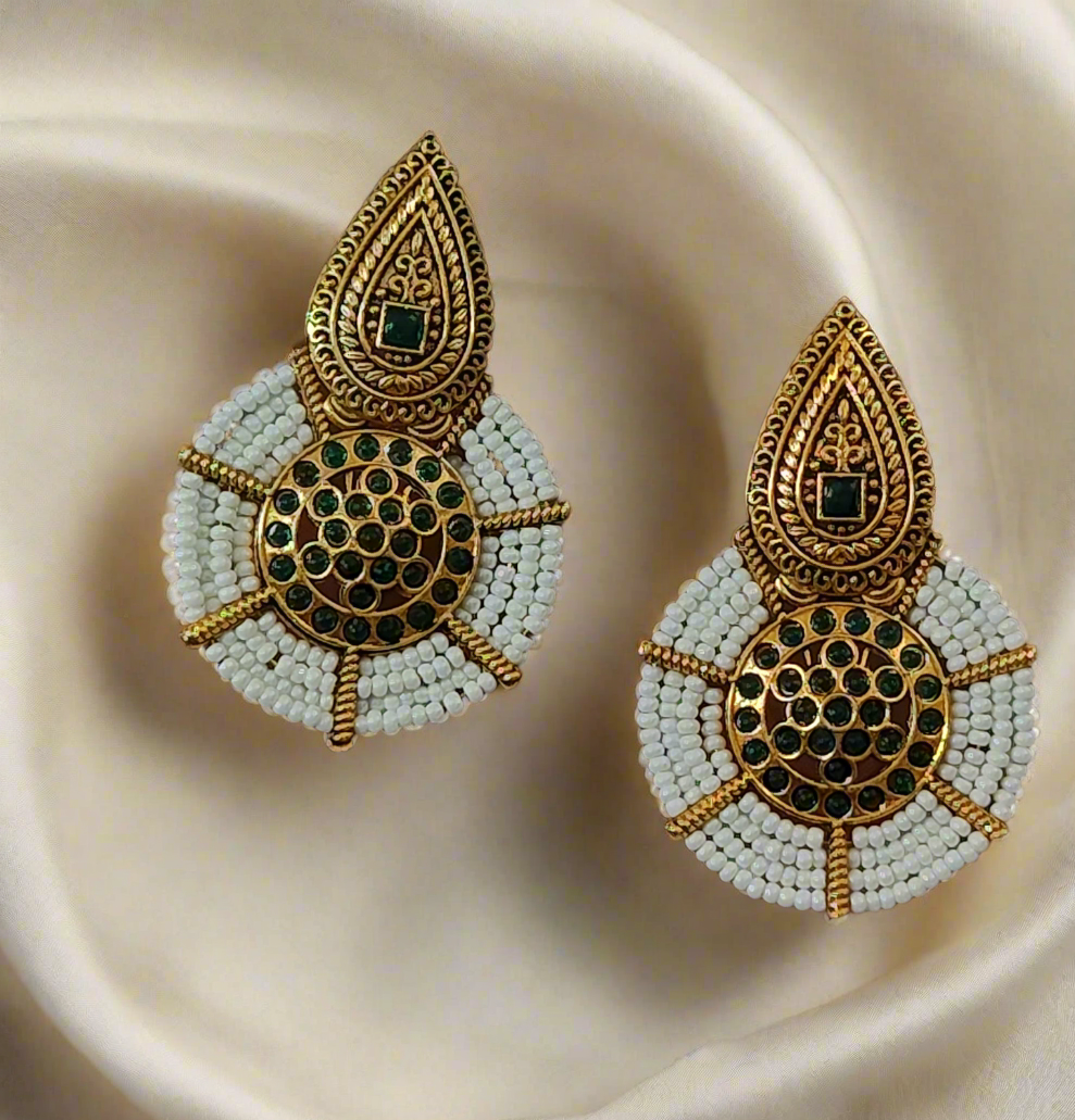 Buy any 3 at just ₹599 - Beautiful South Indian Temple Earrings Combo Pack