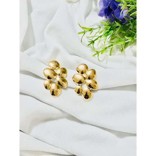 Floral Stud Antitarnish earrings