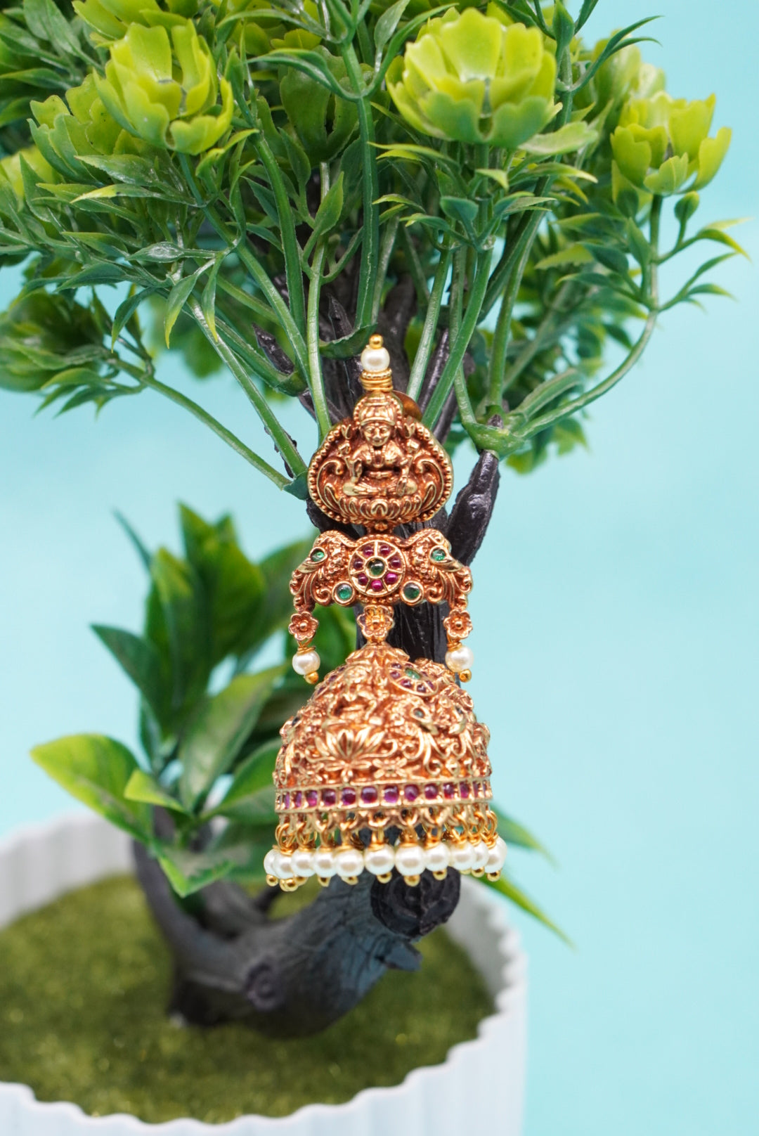 jhumkas in pure copper