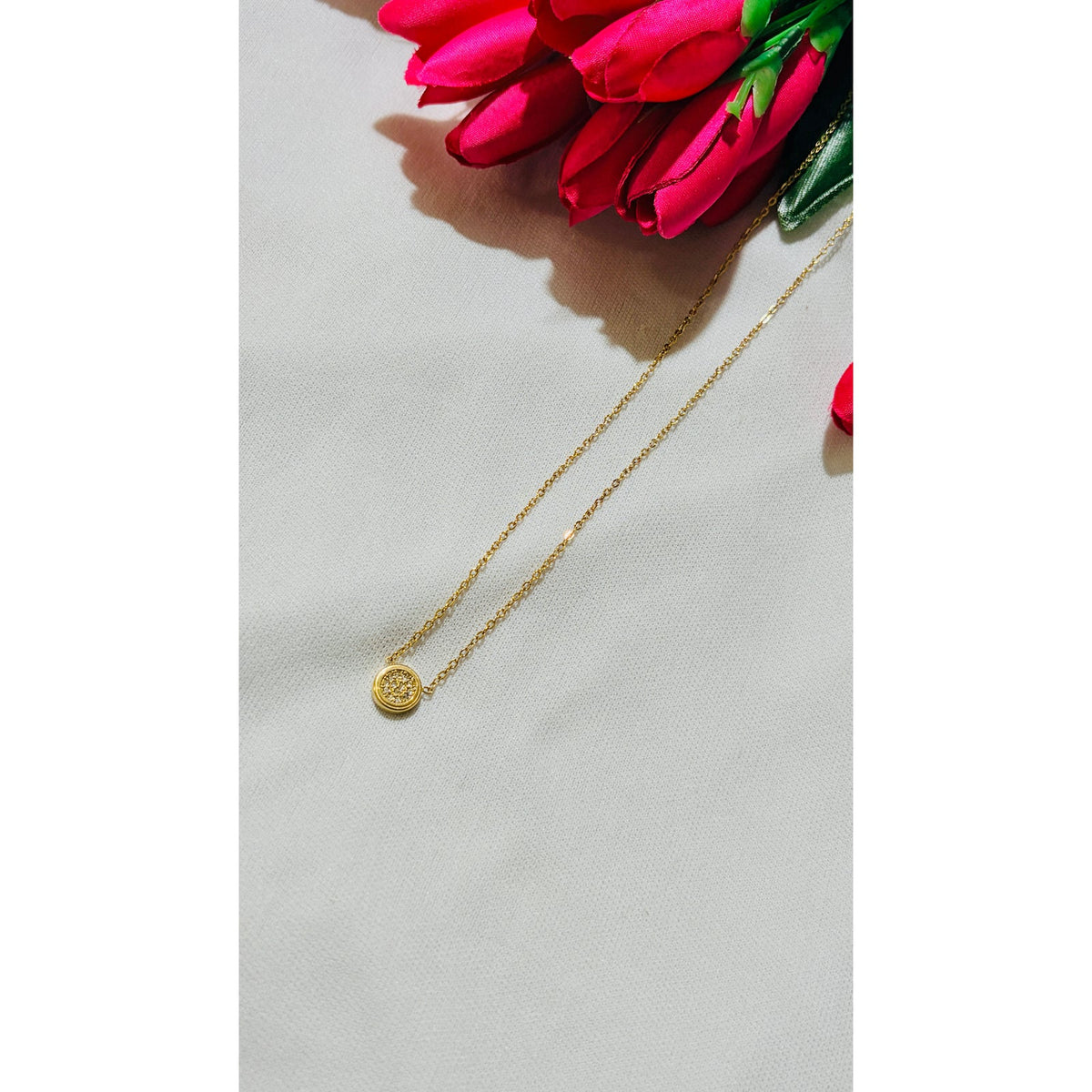 Round shaped minimalist Antitarnish chain