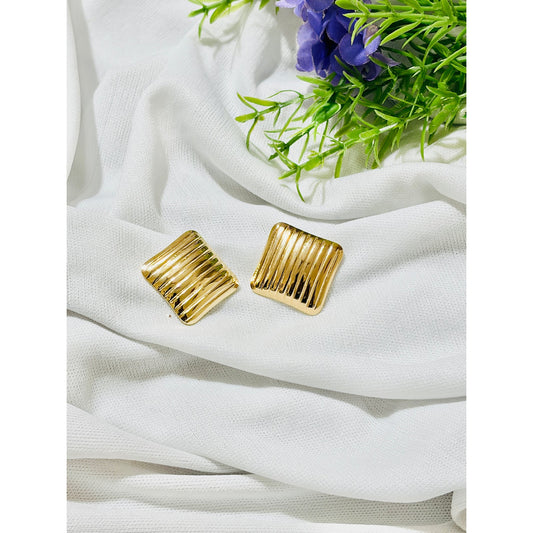 Square Shaped Anti Tarnish Earings